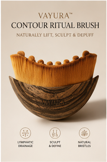 VAYURA™ Contour Ritual Brush  Naturally Lift, Sculpt & Depuff Your Face