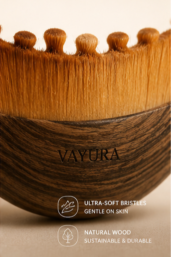 VAYURA™ Contour Ritual Brush  Naturally Lift, Sculpt & Depuff Your Face
