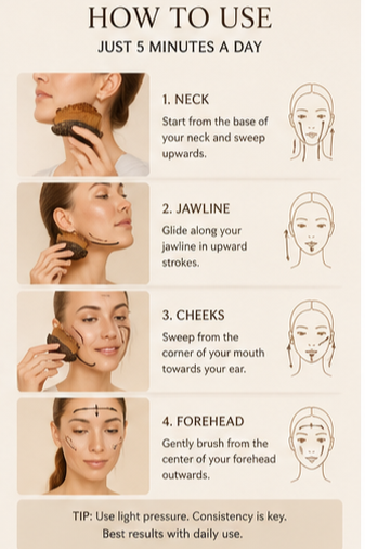 VAYURA™ Contour Ritual Brush  Naturally Lift, Sculpt & Depuff Your Face