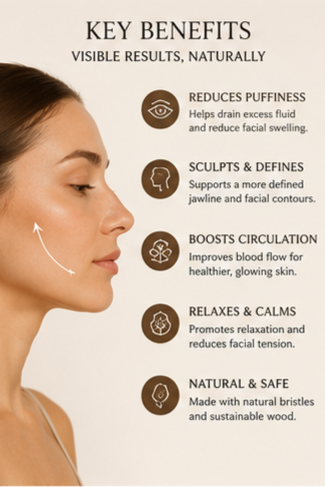 VAYURA™ Contour Ritual Brush  Naturally Lift, Sculpt & Depuff Your Face